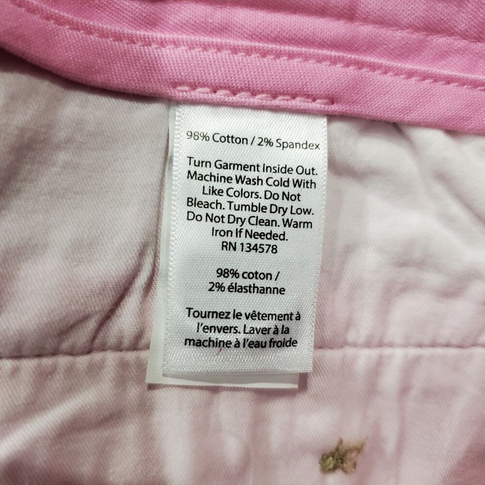 VINEYARD VINES Pants BREAKER Mens 36x34 Pink Chino Straight Casual Preppy - Picture 10 of 10